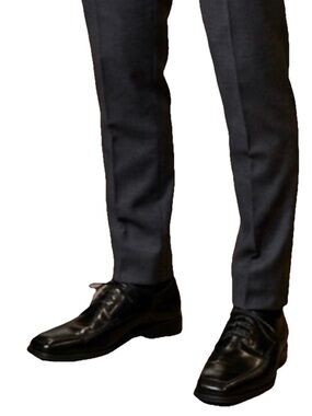 Giorgio Venturi Black Leather Men's Dress Shoes Size 12